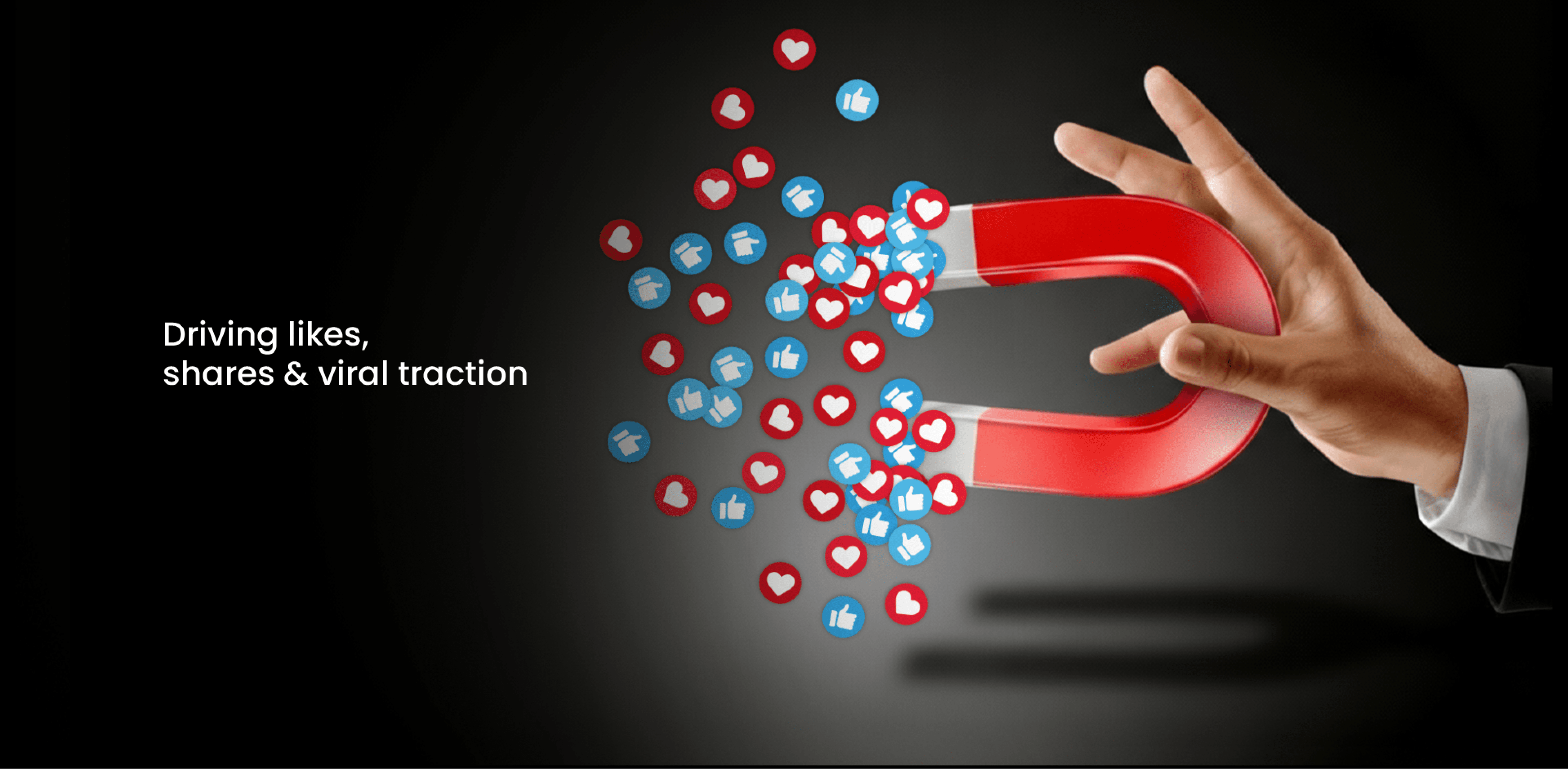 Driving likes, shares & viral traction
