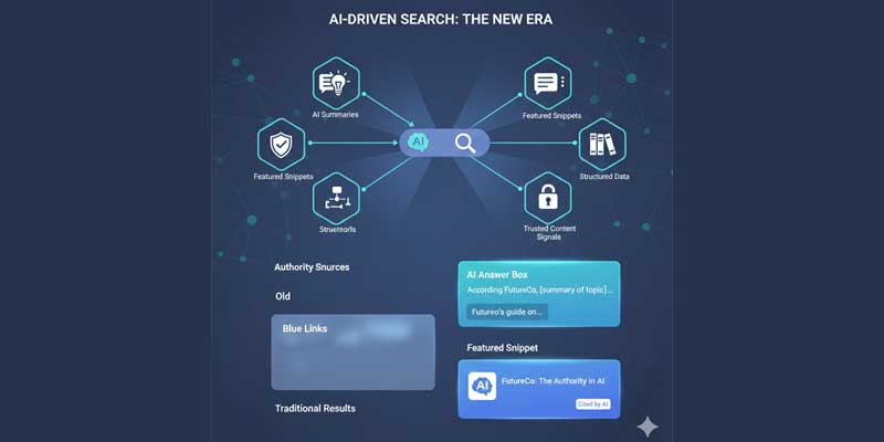How AI-driven search results prioritize authoritative content and brand visibility beyond blue links