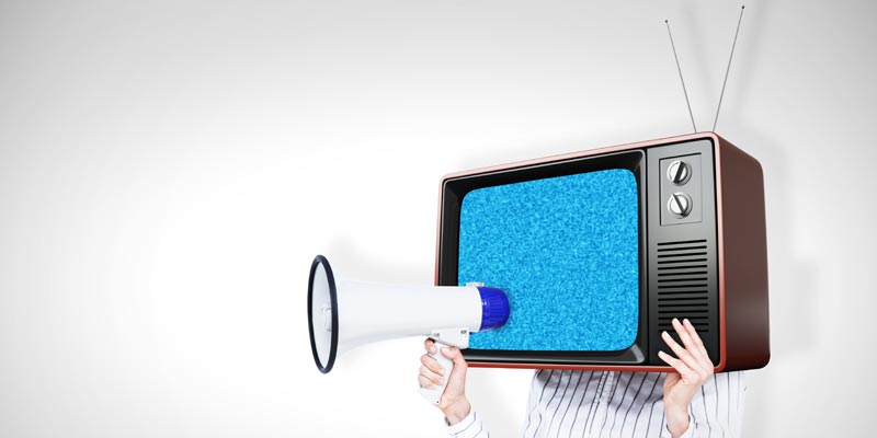 Advertisement in TV, Radio, Newspaper