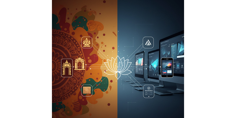 Creative design agency balancing Indian culture and market trends through brand color strategy
